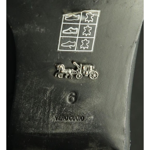 Coach Chrystie Leather Bootie, Zip-Up, Buckle, Black, Women's 6, Style G2408 - Picture 5 of 9